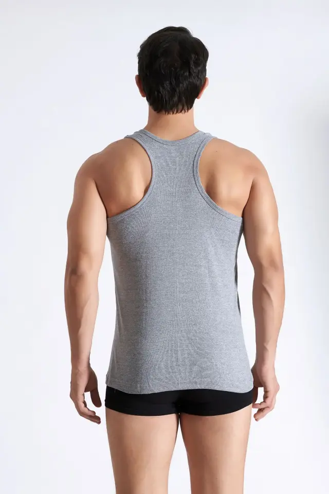 Tutku Erkek 3’lü Paket Gri Spor Atlet M - 6'lı