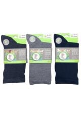 Dündar 12'li Paket Bayan Bambu Diyabetik Çorap 6999