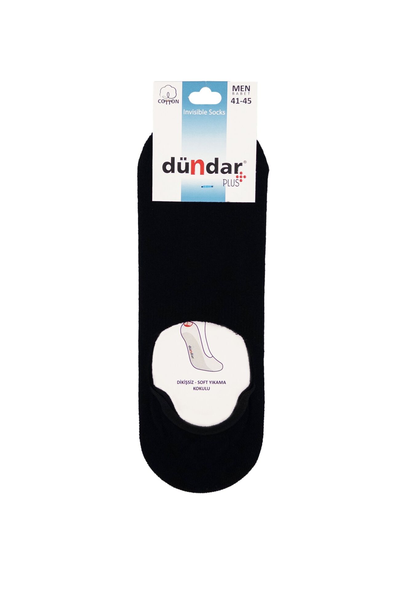 Dündar 12'li Paket Erkek Penye Babet Çorap Dikişsiz