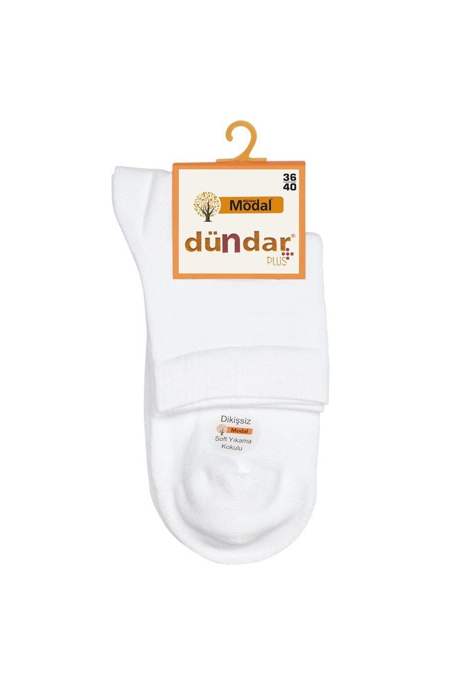 Dündar 12'li Dikişsiz Kadın Modal Konç  Çorap