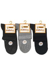 Dündar 12'li Paket Kadın Modal Konç Patik Çorap Dikişsiz 36/40  - 6937