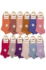 Dündar 12'li Dikişsiz Kadın Modal Patik Çorap