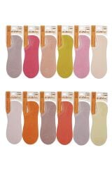 Dündar 12'li Paket Kadın Modal Sneaker Çorap 6876 - Dikişsiz