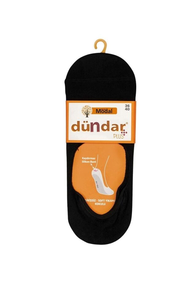 Dündar 12'li Kadın Modal Babet Dikişsiz Çorap