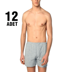 Seher Yıldızı Erkek 12'li Paket Arjantin Paçalı Gri