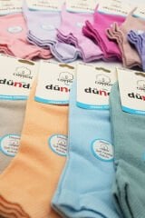 Dündar 12'li Paket Kadın Penye Patik Çorap Dikişsiz - 6500