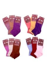 Dündar 12'li Paket Kaıdn/UnisexPlus Tabanaltı Havlu Patik 7668