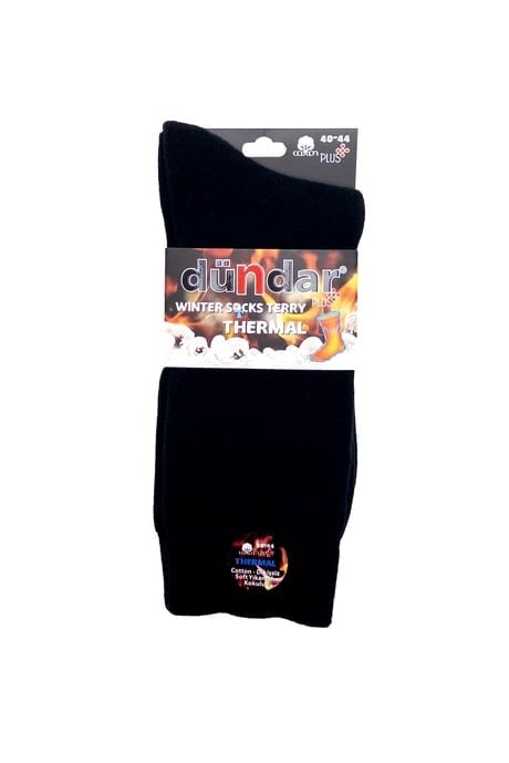 Dündar 12'li Erkek Plus Havlu Termal Çorap
