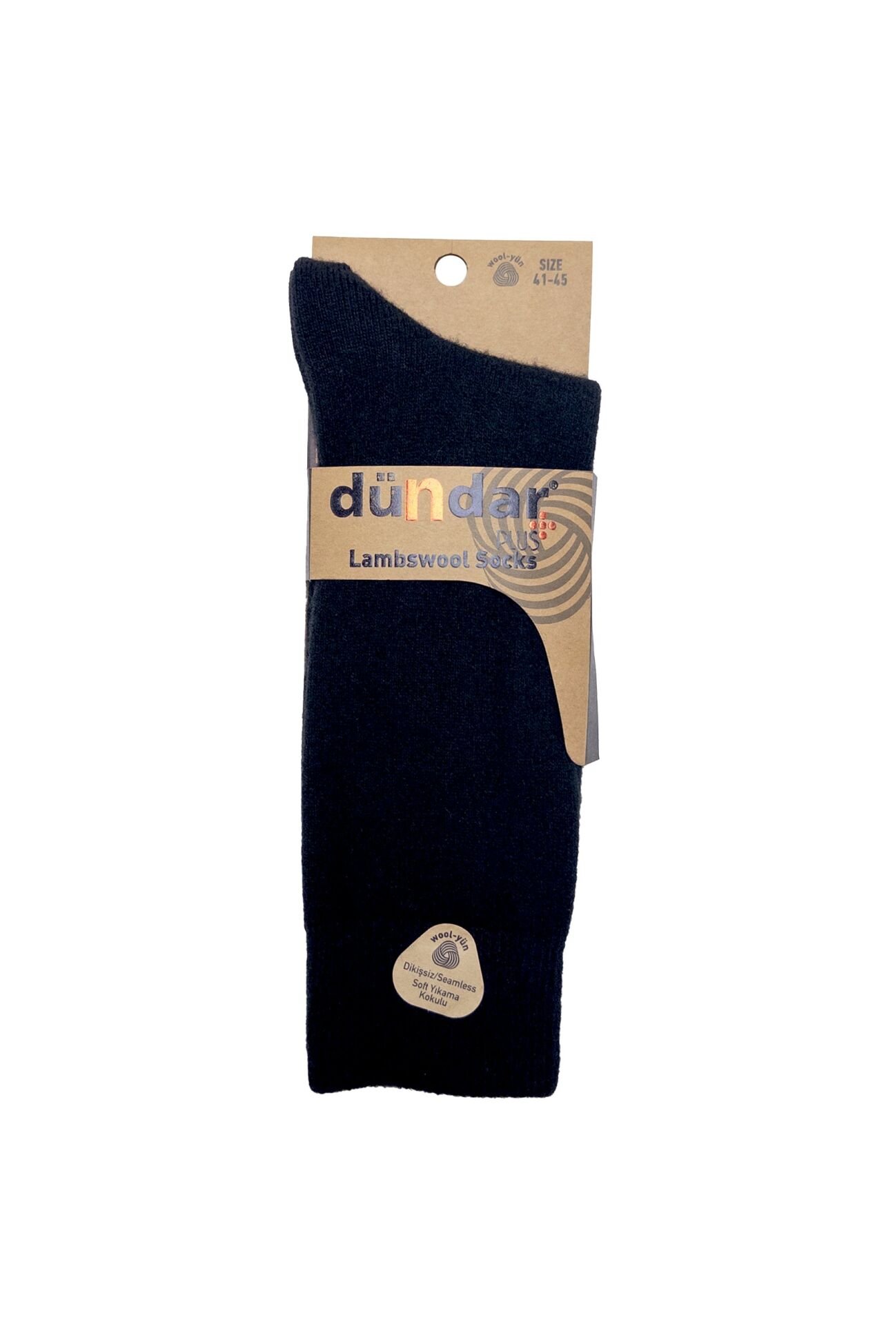 Dündar 12'li Paket Erkek Plus Yün Çorap (Lambswool) 5909