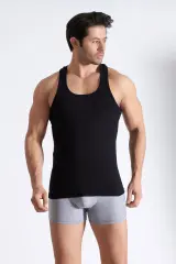 Seher Yıldızı Erkek 3'lü Siyah Spor Rambo Atlet