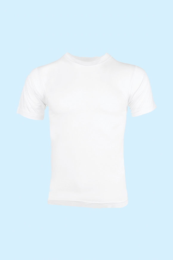 Ceylanoğlu 6'lı Paket Beyaz Penye Erkek Sıfır Yaka Atlet