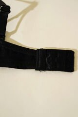 Destekli Kendinden Desenli Sütyen Siyah