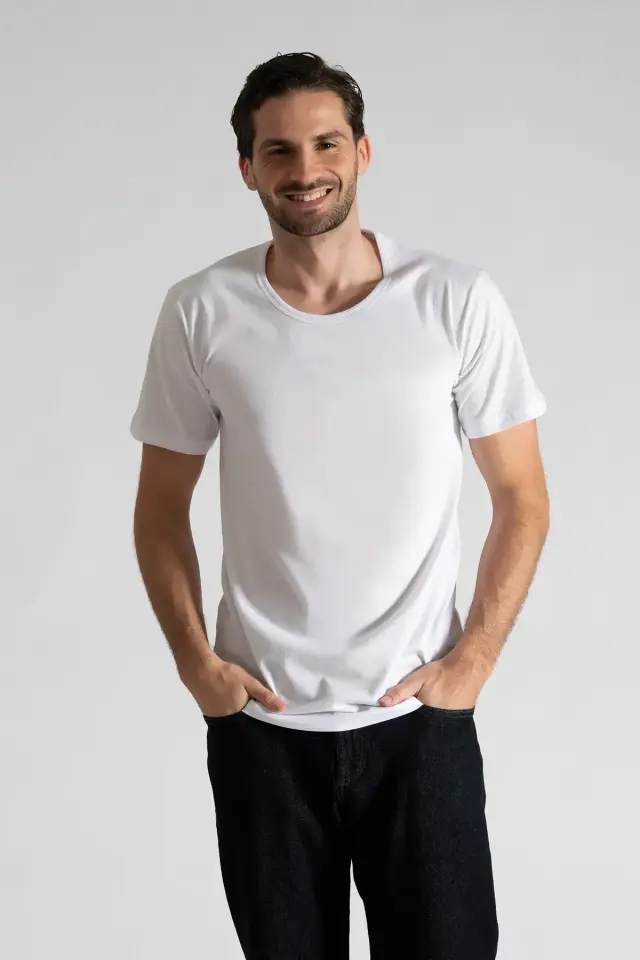 Tutku Elit Erkek Penye Bisiklet Yaka Fanila 3/M - 3'lü