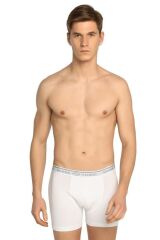 Seher Yıldızı Erkek 3’lü Paket Elastan Boxer Beyaz