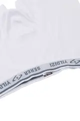Seher Yıldızı Erkek 3’lü Paket Elastan Boxer Beyaz