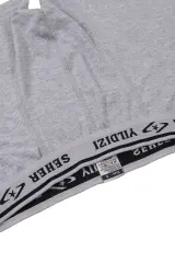 Seher Yıldızı Erkek 3’lü Gri Elastan Boxer