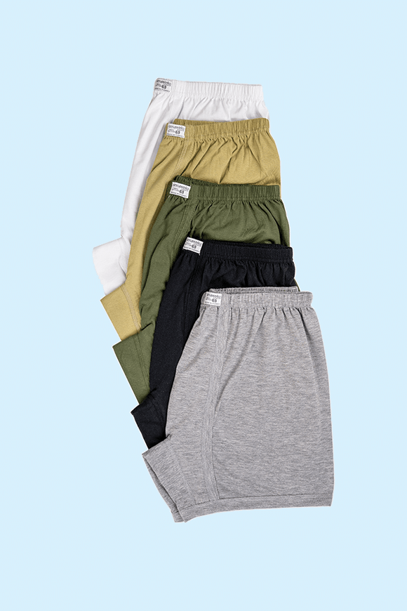 Ceylanoğlu 6'lı Paket Erkek Renkli Penye Paçalı