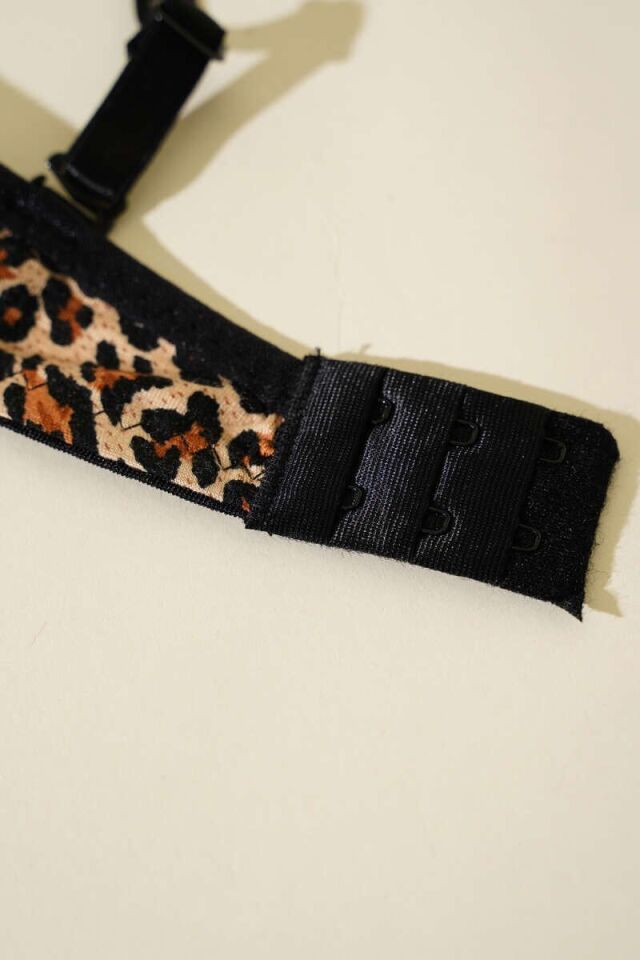 Micro Destekli Sütyen Leopar 85