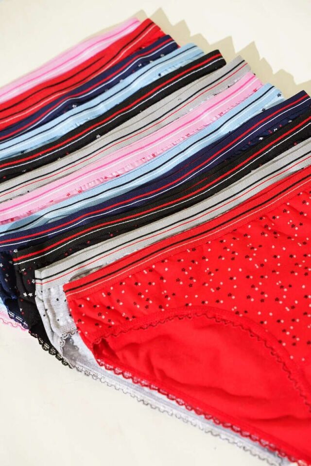 Tutku Kadın 12'li Paket Wendy Bikini 6/XXL