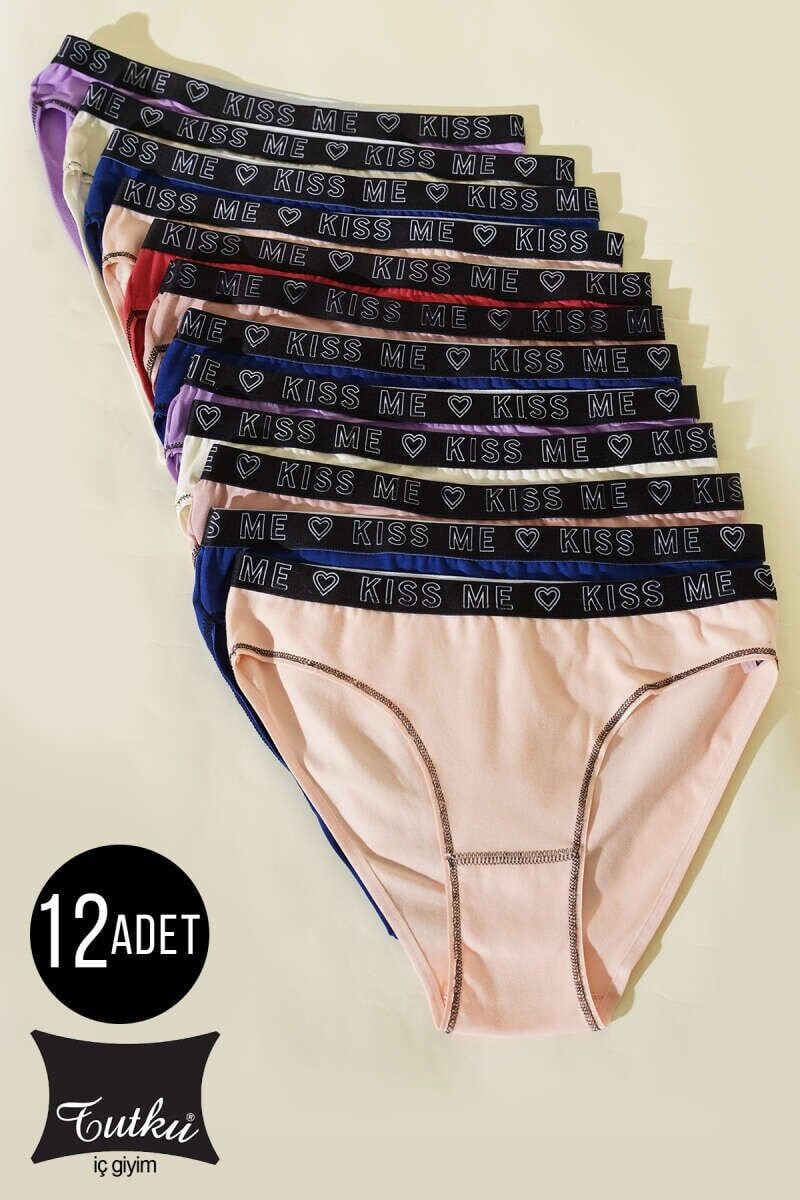 Tutku Kadın 12'li Paket Kleopatra Bikini 6/XXL