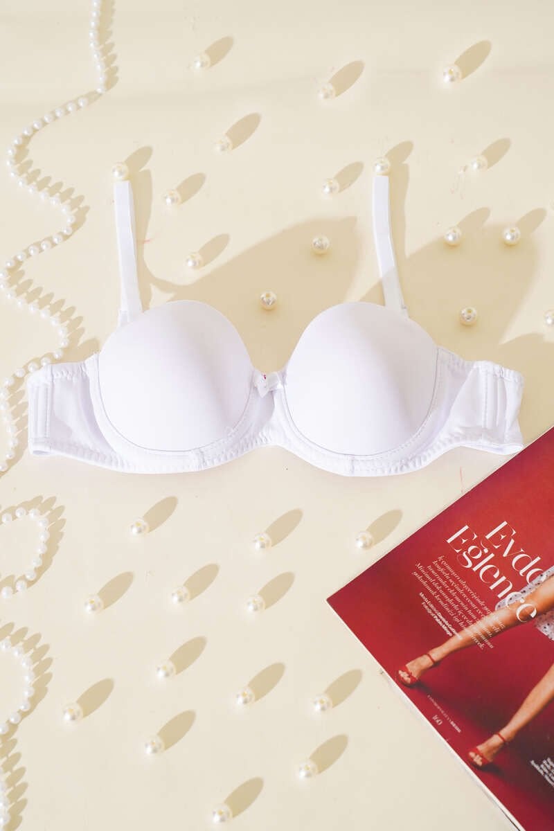 Straplez Desteksiz Sütyen Beyaz