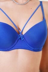 Destekli Çapraz İpli Kurdeleli Mikro Sütyen Saks