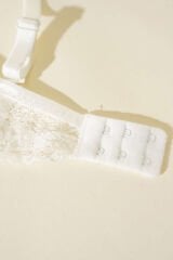 Dantelli Destekli Sütyen Ekru