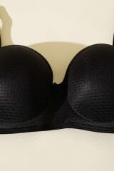 Yekpare Desteksiz Sütyen Siyah